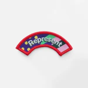 You Shape Squirrel Represent Badge