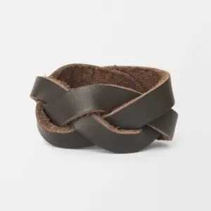 Scouts Plaited Leather Woggle