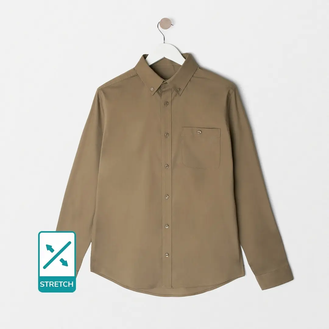 Explorer Long Sleeve Uniform Shirt -with Stretch