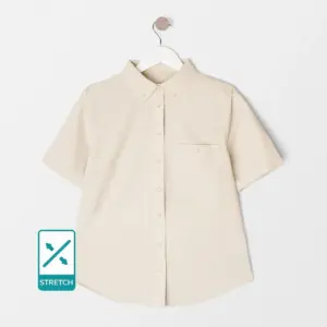 Adult Short Sleeved Uniform Blouse - with Stretch